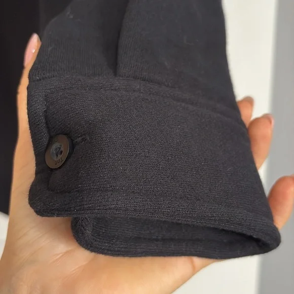 *BLACK* TNA Cozy Boyfriend Shirt - Picture 9 of 13